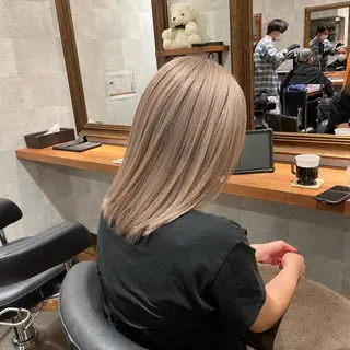 ミディアム カラー Wataru 髪質改善カラー💎のヘアスタイル