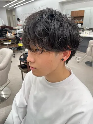 パーマ メンズ 🍐シャドウパーマ メンズ特化/守岡🍐のヘアスタイル