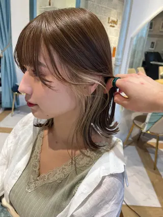 ミディアム PREss Natsumiのヘアスタイル