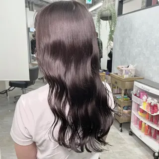 ロング カラー 色白に見える暗髪 梅田・増田のヘアスタイル