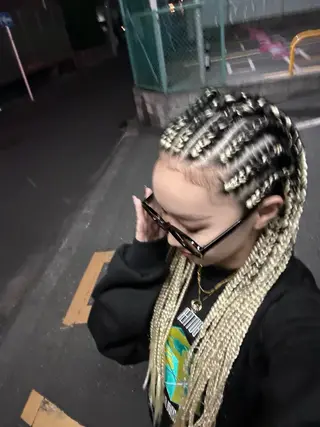 ロング 艶カラー/レイヤー /メンズ/マツエクのヘアスタイル