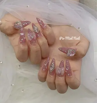 ネイル HANA 長さだしのネイルデザイン