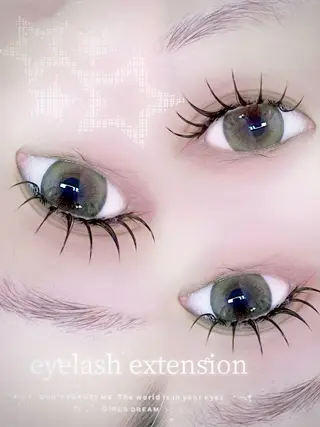 マツエク・マツパ 大阪梅田 SAKI 韓国風束感まつ毛のマツエク・マツパデザイン