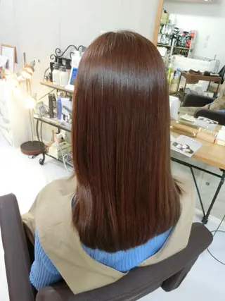 カラー ロング ma cherie 　naoのヘアスタイル