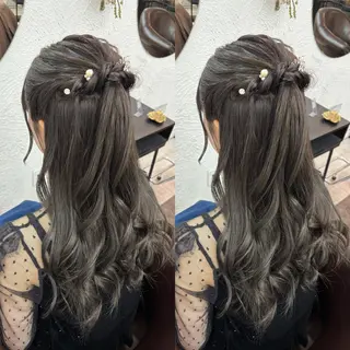 ロング 🍒しの🍒 ハイトーン/カットのヘアスタイル