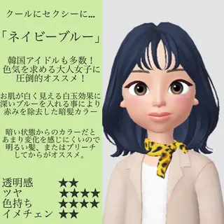 ミディアム カラー マツエク・マツパ ハイトーン&暗髪🔥 表参道二刀流マエダのヘアスタイル