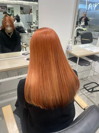 ロング ARISA︎ ハイトーン/メンズCのヘアスタイル