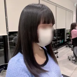 セミロング パーマ ヘアアレンジ キッズ パク・ボミン小野リエ 韓国ハーフ🦊のその他イメージ