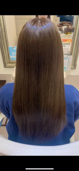 ロング 🎀縮毛矯正/カラー モデル募集ハルナ🎀のヘアスタイル