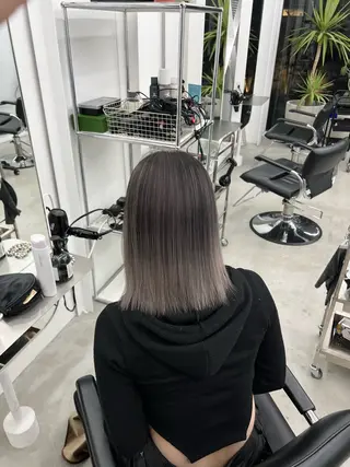 ミディアム kouji メンズバレイヤージュのヘアスタイル