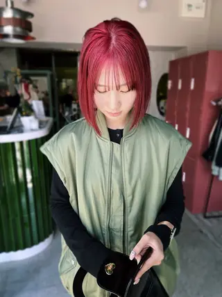 ショート カラー 🧡色落ちまで2度綺 麗なカラー🧡ヨシキのヘアスタイル