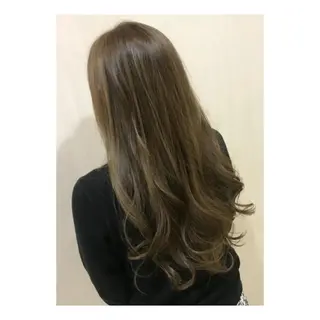 ロング カラー 指名支持率NO.1 スタイリストのヘアスタイル