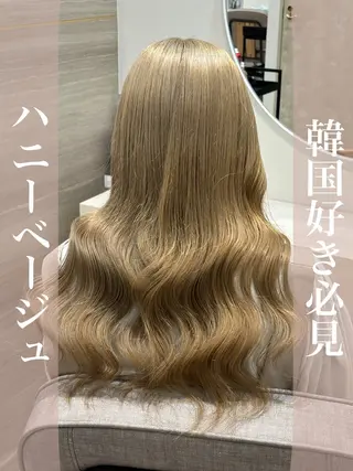 ロング カラー パーマ ヘアアレンジ メンズ キッズ 🤍韓国風/艶髪🤍 鳥越美羽のヘアスタイル