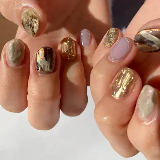 ネイル 草加ニュアンスネイル 🌚hersのネイルデザイン