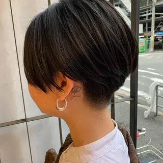 ショート 艶髪color💎髪 質改善ストレート大吉のヘアスタイル