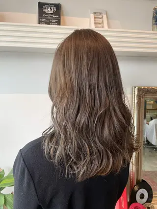 セミロング カラー 💐パーソナルカラー /市橋加菜💐のヘアスタイル