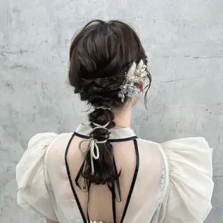 ヘアアレンジ JUNSHIN🦋 ヘアセット／カラーのヘアスタイル