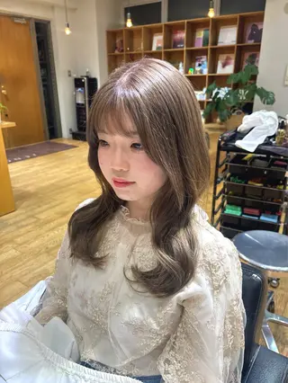 ロング カラー 韓国風ヘア/パーマ ♡あゆのヘアスタイル