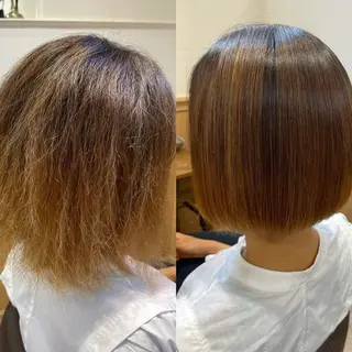 ミディアム [自由が丘]ハヤカワ /縮毛矯正/髪質改善のヘアスタイル