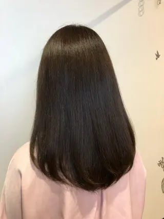 セミロング カラー 青野 文香のヘアスタイル