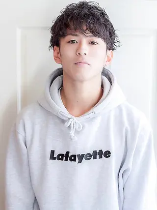 ショート パーマ メンズ ✨🧸チバ ダイスケ🧸✨のヘアスタイル