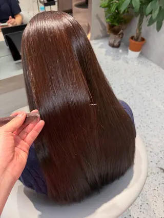 ロング ✨韓国レイヤー/ハッ シュ/✨山下　遥のヘアスタイル