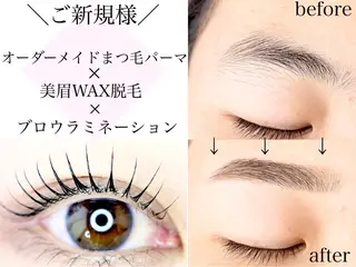 アイブロウ まつげとまゆげ天王寺 naho🫐のマツエク・マツパデザイン