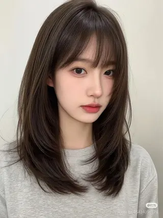 セミロング ショート/ ロングレイヤー特化✨のヘアスタイル