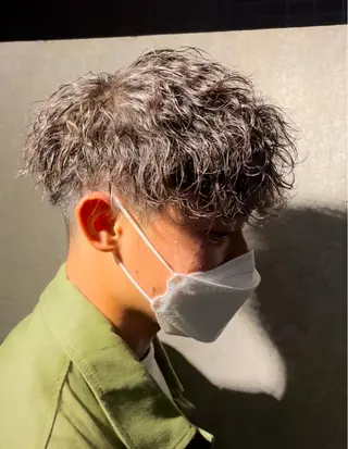 ショート パーマ メンズ Clear Takeru🌀🌀のヘアスタイル