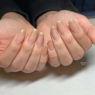 ネイル SHAPYパラジェル フィルイン対応　うみのマツエク・マツパデザイン