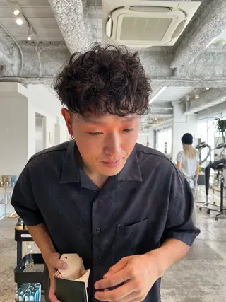 パーマ メンズ ANY/メンズ特化/ シバヤ　ユウキのヘアスタイル