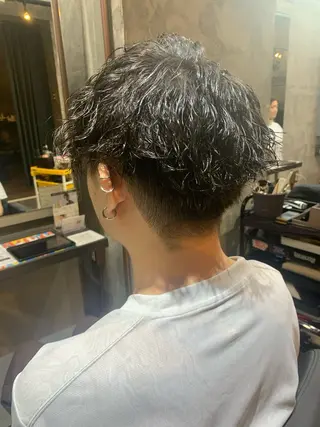 パーマ メンズ ⚡️メンズパーマ特化 mens支持◎/忠地のヘアスタイル