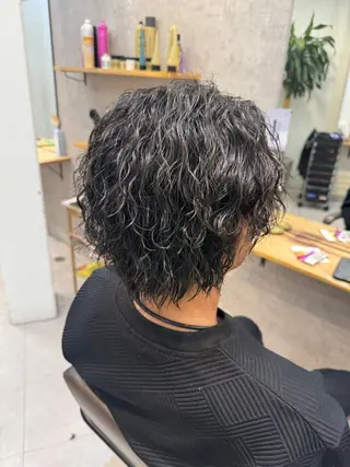 ミディアム パーマ メンズ Dxxxx III所属・女性目線の大人 メンズ*Ayakaのヘアスタイル