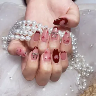 ネイル M🌷nail 長さだし専門店のネイルデザイン
