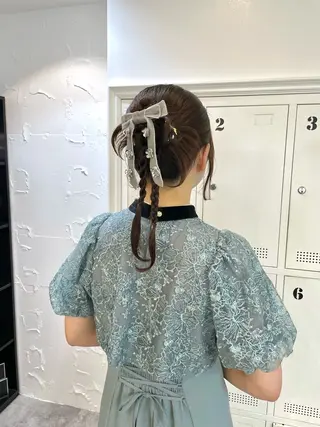 セミロング ヘアアレンジ 縮毛矯正特化⌇﻿髪質 改善⌇﻿じゅあんのヘアスタイル