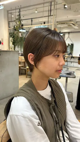 ショート じゅわっと暖色カラー 🍊Moemiのヘアスタイル