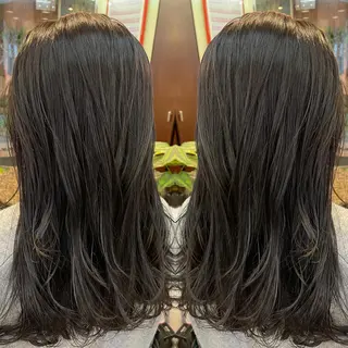 ロング カラー peakshair所属・堀江/メンズパーマ 𝒀𝑼𝑻𝑶のヘアスタイル