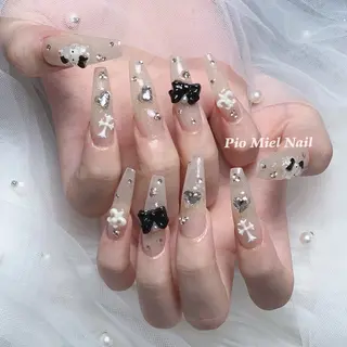 ネイル HANA 長さだしのネイルデザイン