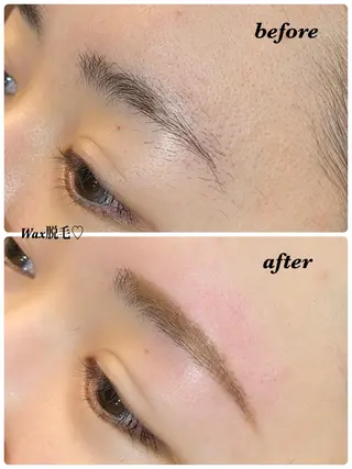 アイブロウ ハーブピーリング/韓国肌管理/フェイシャル/毛穴洗浄/眉毛/顔脱毛【糸脱毛専門】rev所属・ハーブピーリング🌹 毛穴洗浄❤️眉waxのエステ・リラクイメージ