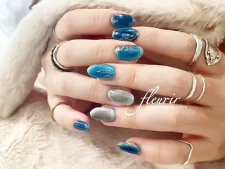 ネイル フルリール 【プライベートサロンのネイルデザイン