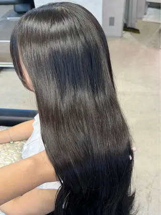ロング ｊｏｕｅｒｍ所属・透明感/グレージュ /韓国レイヤー🪽のヘアスタイル