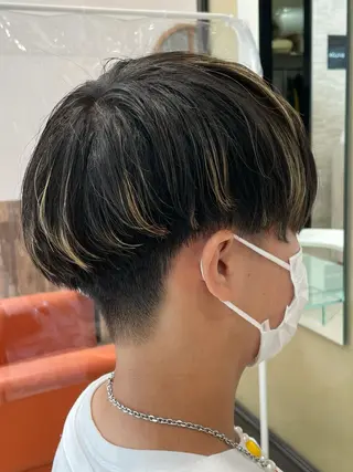 ショート カラー メンズ 井上 武輝のヘアスタイル