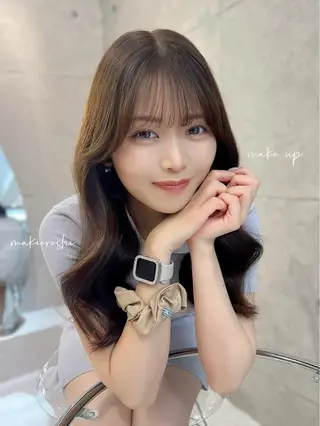 セミロング ヘアアレンジ ヘアメイク/髪質改善 🎀Moeri🎀のヘアスタイル