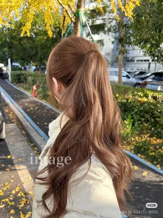 ロング カラー sia所属・Nene Murakamiのヘアスタイル