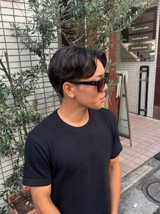 パーマ メンズ ボブ/メンズ/パーマ /Tamakiのヘアスタイル