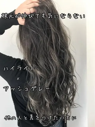ロング カラー addict所属・井坂 弘人のヘアスタイル