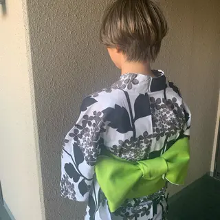 ショート ヘアアレンジ chouette/ 根本優希のヘアスタイル