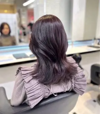 ロング miku/ラベンダー 透明感カラー🪻❤︎のヘアスタイル