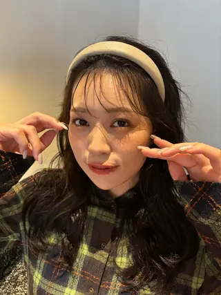 セミロング KAREN（ému） 伏見/カットモデルのヘアスタイル