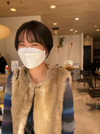 ショート カラー パーマ指名No1 /namiのヘアスタイル